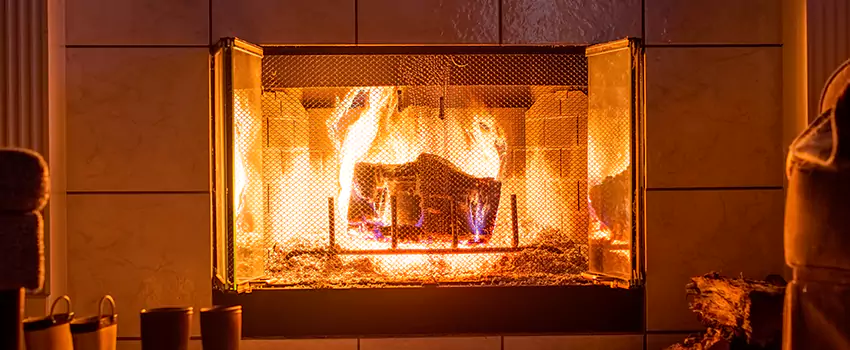 Mendota Hearth Landscape Fireplace Installation in Longview, Texas