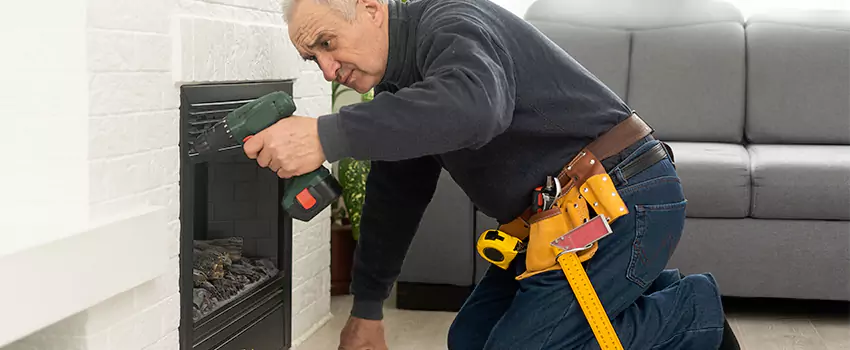 New Indoor Fireplace Installation in Longview, Texas