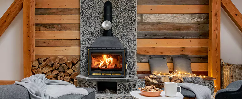 Thelin Hearth Products Direct Vent Gas Stove Fireplace Inspection in Longview, Texas